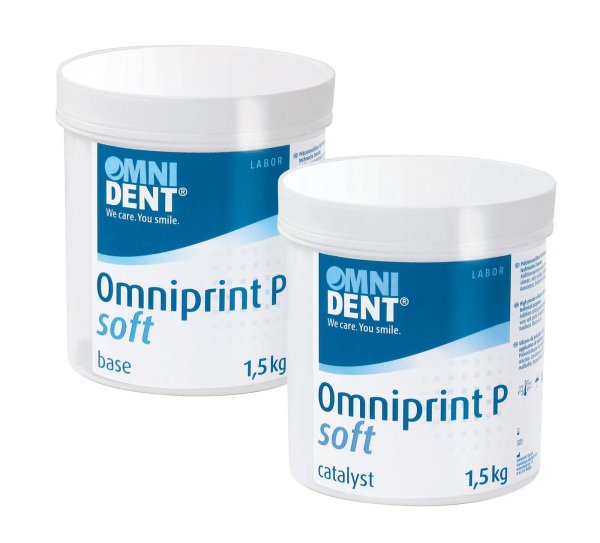 Omniprint P soft 1,5 kg Dose base, 1,5 kg Dose catalyst