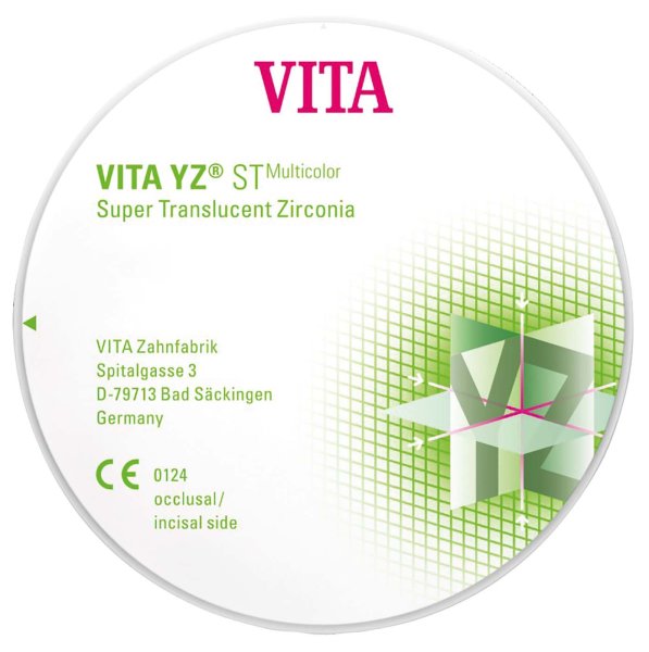 VITA YZ® ST Multicolor Ø 98,4 mm, H14 mm, B2