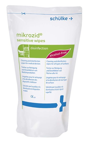 mikrozid® sensitive wipes **Jumbo-Nachfüllpackung** 200 Stück