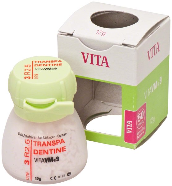 VITA VM® 9 3D-MASTER® 12 g Pulver transpa dentine 3R2.5