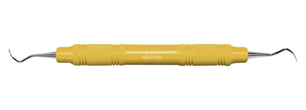 Scalers Talon Tough™ gelb AESJ14-15X, posterior, Kunststoffgriff