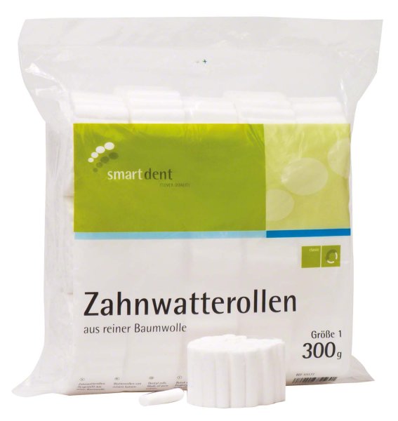smart Zahnwatterollen 300 g Größe 1
