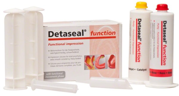 Detaseal® function 80 ml Base, 80 ml Katalysator, 1 Randgestaltungsspritze