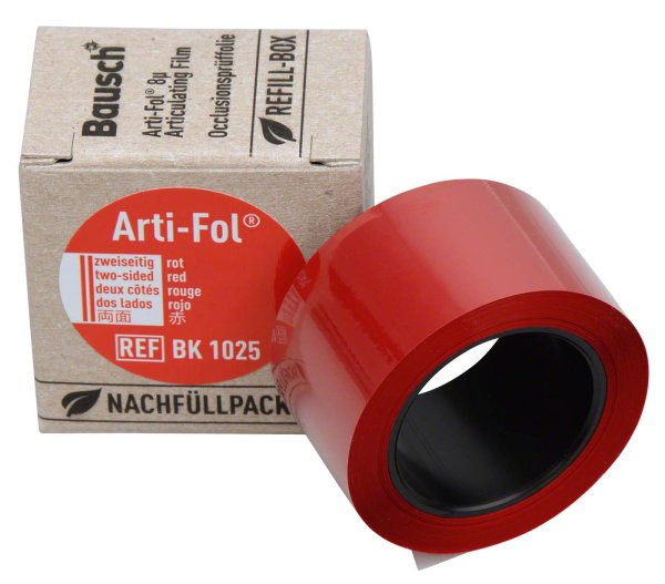 Arti-Fol® 8 µ **Nachfüll-Box** 20 m zweiseitig, 22 mm breit, rot