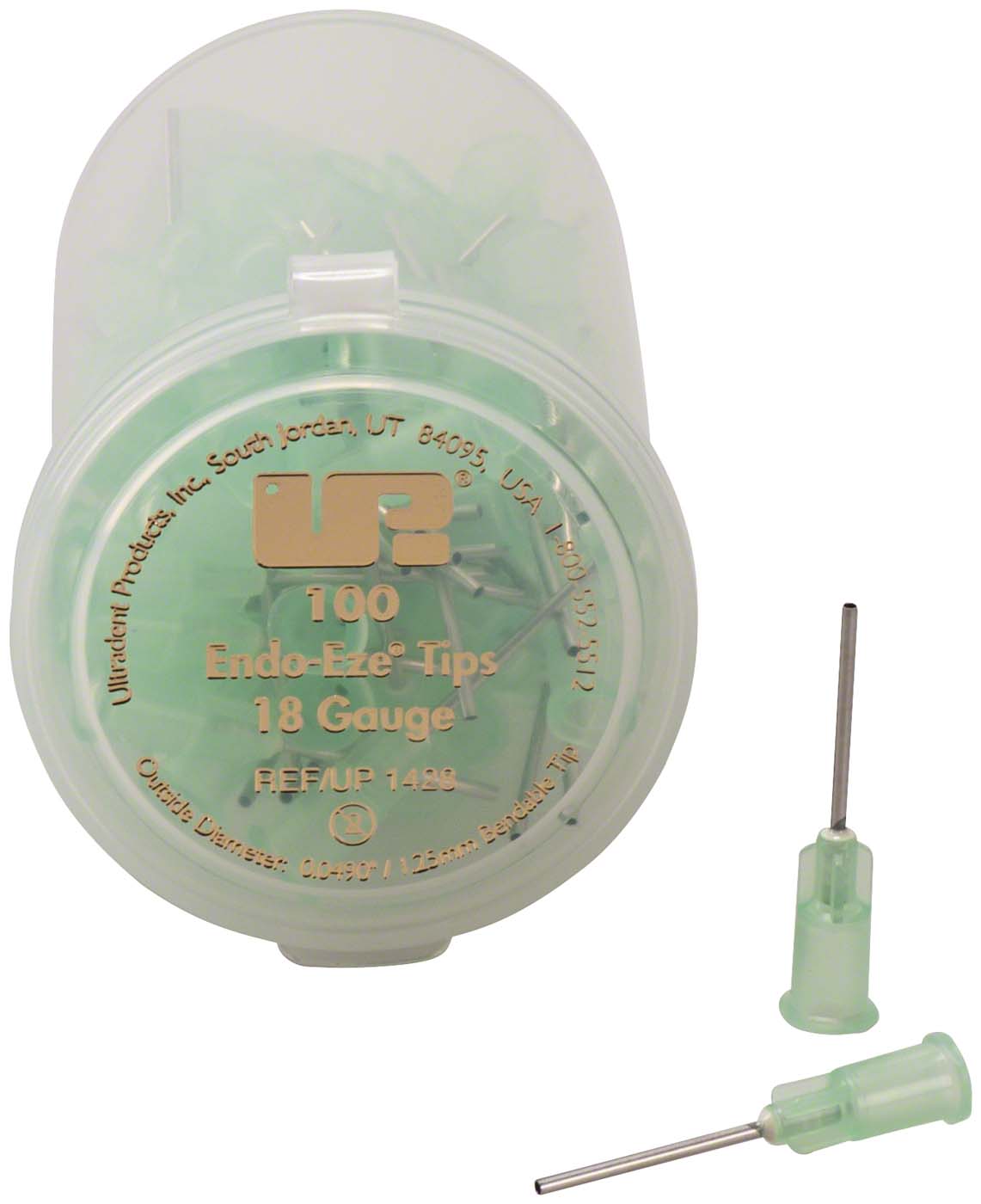 EndoEze™ Tips 100 Stück 18ga, L. 19 mm, Ø 1,25 mm Kanülen Luer