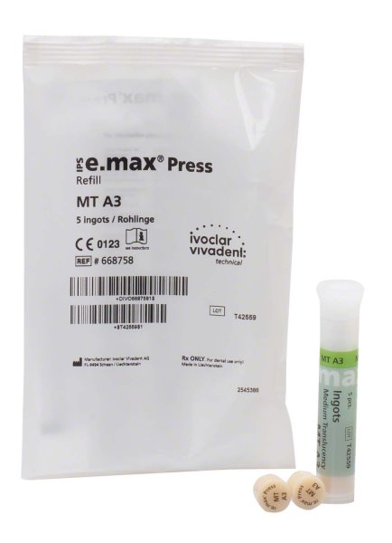 IPS e.max® Press MT 5 Stück A3 MT