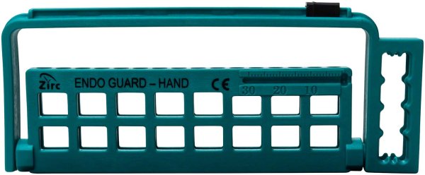 Endo Guard türkis, 13,7 x 1 x 5,6 cm, für 16 Handinstrumente