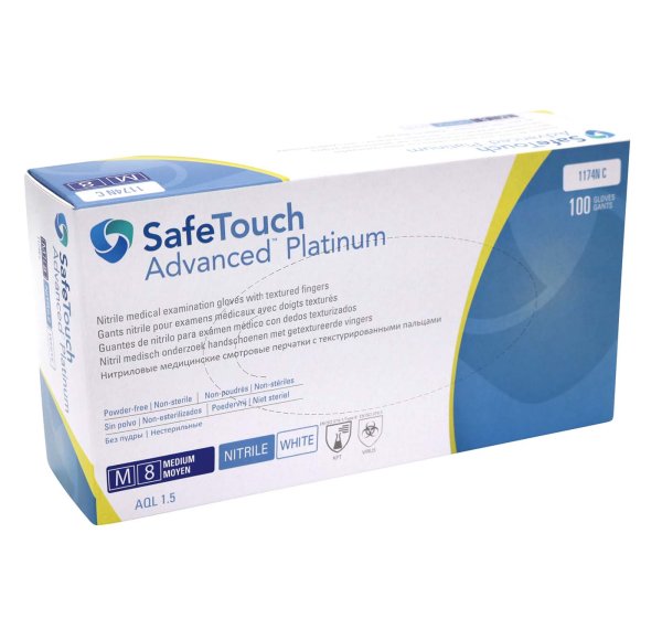 Medicom® SafeTouch® Advanced Platinium 100 Stück puderfrei, weiß, M