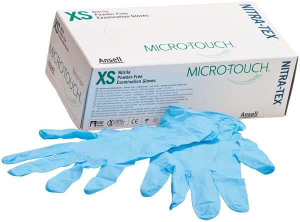 MICRO-TOUCH® Nitrax-Tex™ 100 Stück puderfrei, blau, XS