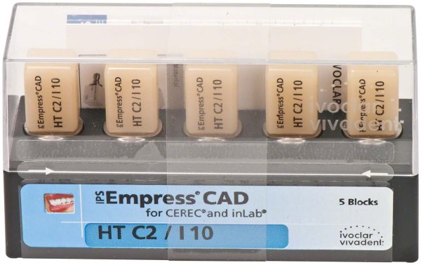 IPS Empress® CAD A-D for CEREC 5 Stück Gr. I10, C2 HT