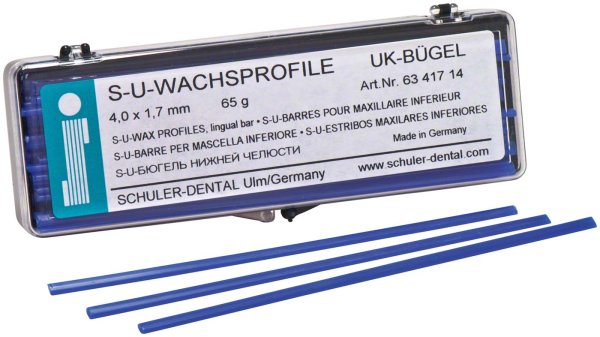 S-U-Wachsprofile 65 g Unterkieferbügel, 4 x 1,7 mm