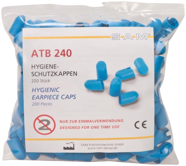 Transferbogen Axioquick® 200 Hygiene-Schutzkappen blau