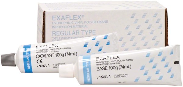 GC EXAFLEX® 100 g Basispaste, 100 g Katalysator, Regular