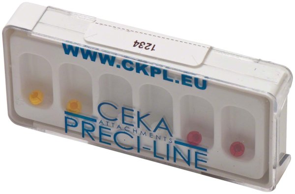 PRECI-CLIX-Matrize 6 Stück (2 x rot, 2 x gelb, 2 x weiß), Ø 3,55 mm