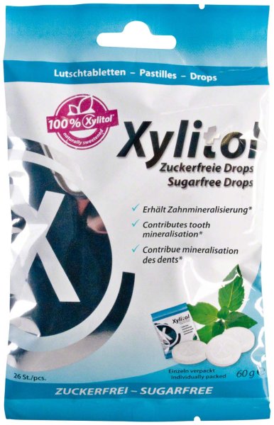 Xylitol Drops **Beutel** 26 Stück Minze