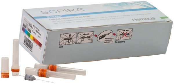 SOPIRA® Carpule® Free Flow Kanülen 100 Stück 0,4 x 25 mm