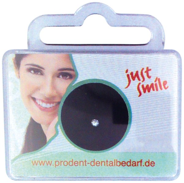 prodental Diamonds Kreis, weiß, Ø 2 mm, Rosenschliff