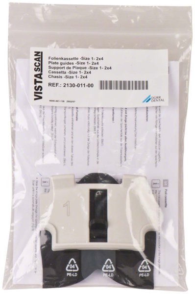 Speicherfolien VistaScan Plus Folienkassette für Speicherfolie Größe 1, (2 x 4 cm)