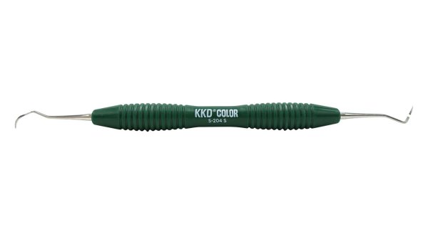 KKD® COLOR Scaler grün, für Seitenzähne, mit ergonomischem Silicongriff