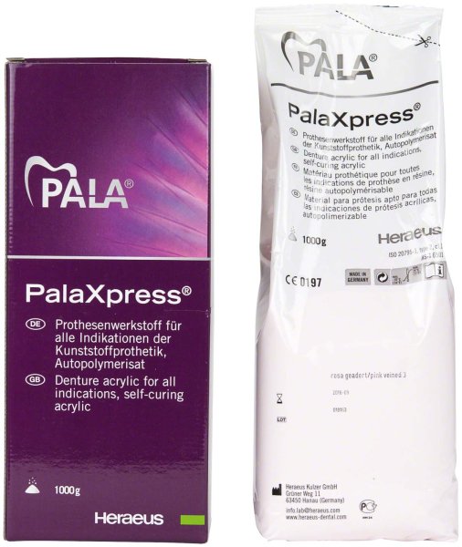 PalaXpress® **Beutel** 1 kg Pulver rosa geadert