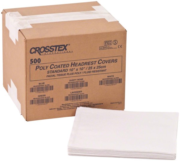 Crosstex Tücher **Karton** 500 Stück weiß, 25 x 25 cm