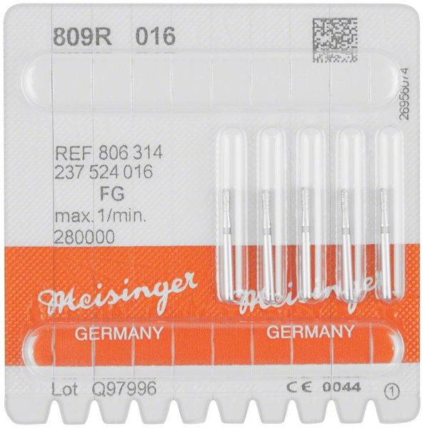 Diamanten 809 5 Stück blau mittel, FG, Figur 237 Birne rund, 3,7 mm, ISO 016