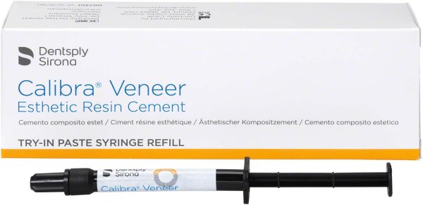 Calibra® Veneer 2 x 1,8 g Spritze Try-In, hell
