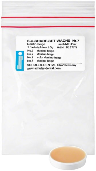 S-U-Shade-Set 5 g Farbnäpfchen dentin-beige
