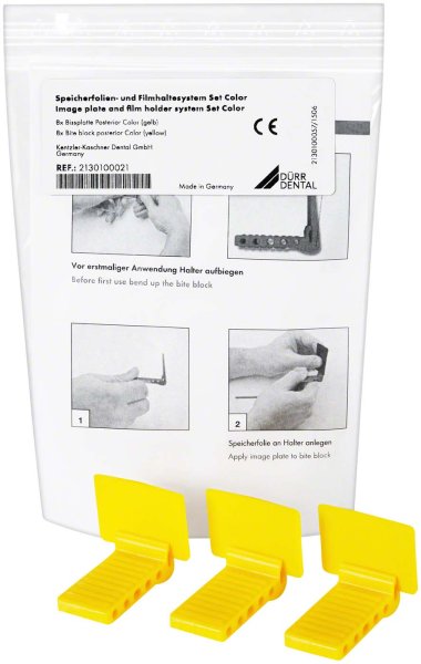 VistaRay Sensorhalter 8 Bissplatten Posterior, gelb