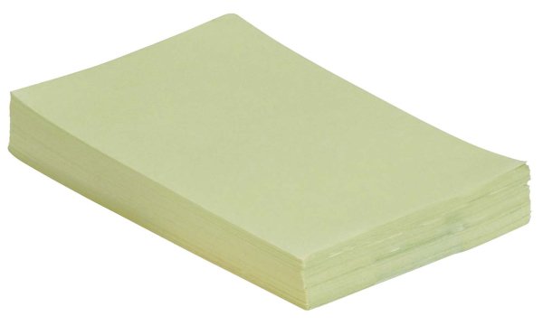 Monoart® Traypapier für Normtrays **Blisterpackung** 250 Stück 18 x 28 cm, grün