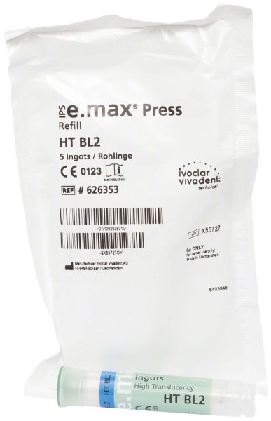 IPS e.max® Press 5 Rohlinge HT BL2