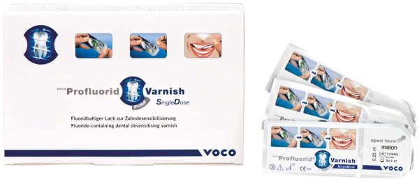 Profluorid® Varnish 50 x 0,25 ml Melone, Zubehör