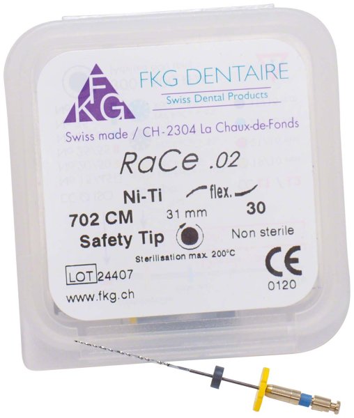 FKG RaCe 5 Stück 31 mm ISO 030, 2 %