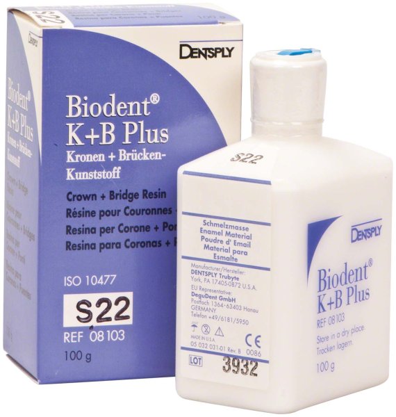 Biodent® K+B Plus Massen 100 g Pulver schmelz 22