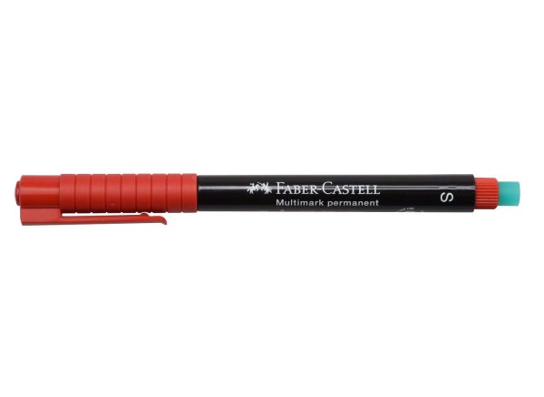 Faber-Castell Markierungsstift rot, wischfest