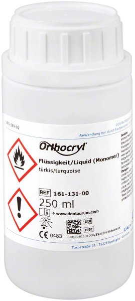 Orthocryl® Flüssigkeit 250 ml Flüssigkeit türkis