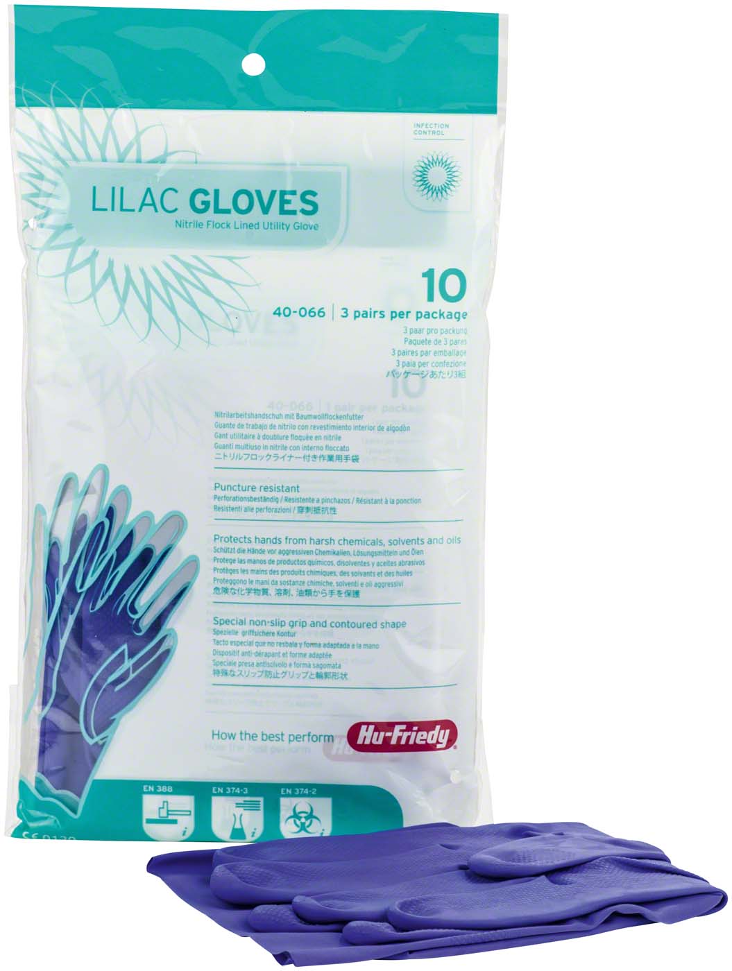 Lila Handschuhe 3 Paar lila, Gre 10 | Sonstige Handschuhe |  Einwegartikel, Arbeitsschutz | Praxis | denteris - ONLINE.DENTAL.DEPOT
