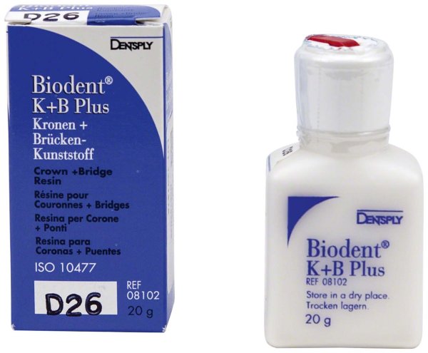 Biodent® K+B Plus Massen 20 g Pulver dentin 26