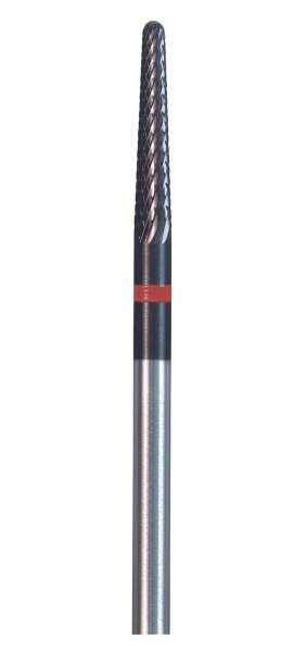 HM-Fräser 194 schwarz beschichtet, Kreuzverzahnung, rot fein, HP, Figur S194, 13 mm, ISO 023