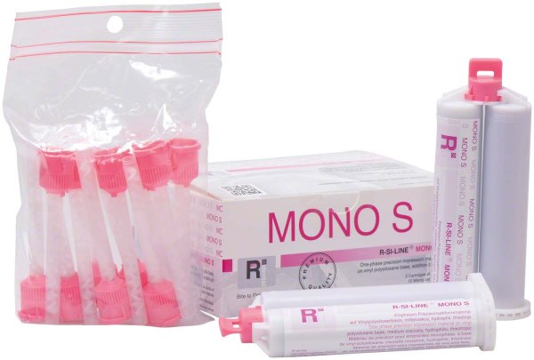 R-SI-LINE® MONO S 2 x 50 ml Doppelkartusche, 12 Mischkanülen SN