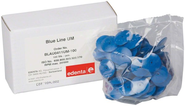 Blue Line 100 Stück unmontiert, blau, Figur 303, 3 mm, ISO 170