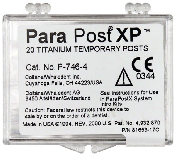 ParaPost® XP™ Temporärstifte 20 Stück Gr. 4