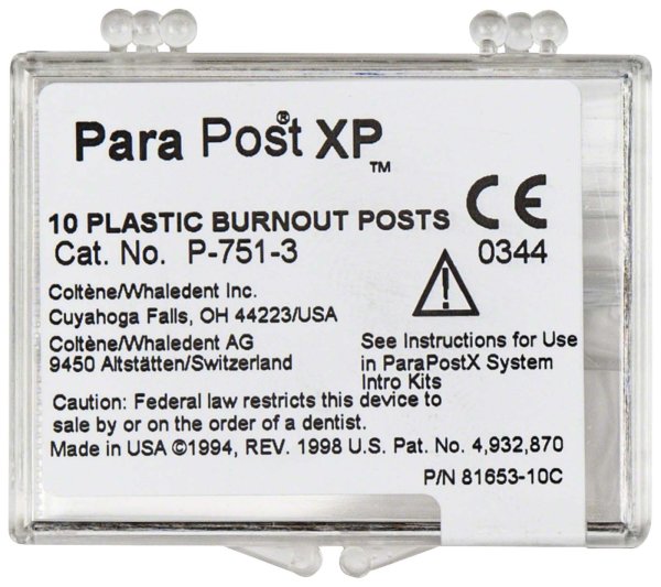 ParaPost® XP™ Ausbrennstifte **Nachfüllpackung** 10 Stück Ø 0,9 mm