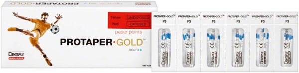 ProTaper Gold® Papierspitzen 180 Stück F3