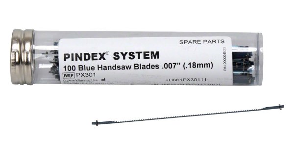 Pindex®-Handsäge PX 200 **Nachfüllpackung** 100 Sägeblätter 0,18 mm