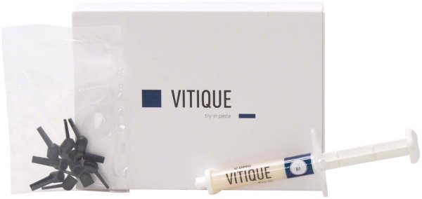 Vitique 3,9 g Try-In-Paste B1, 10 Veneer-Tips