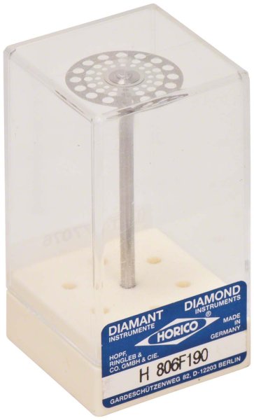 Diamantscheiben 806 doppelseitig, sehr flexibel, gelb extra fein, HP, Figur 806 F, 0,15 mm, ISO 190