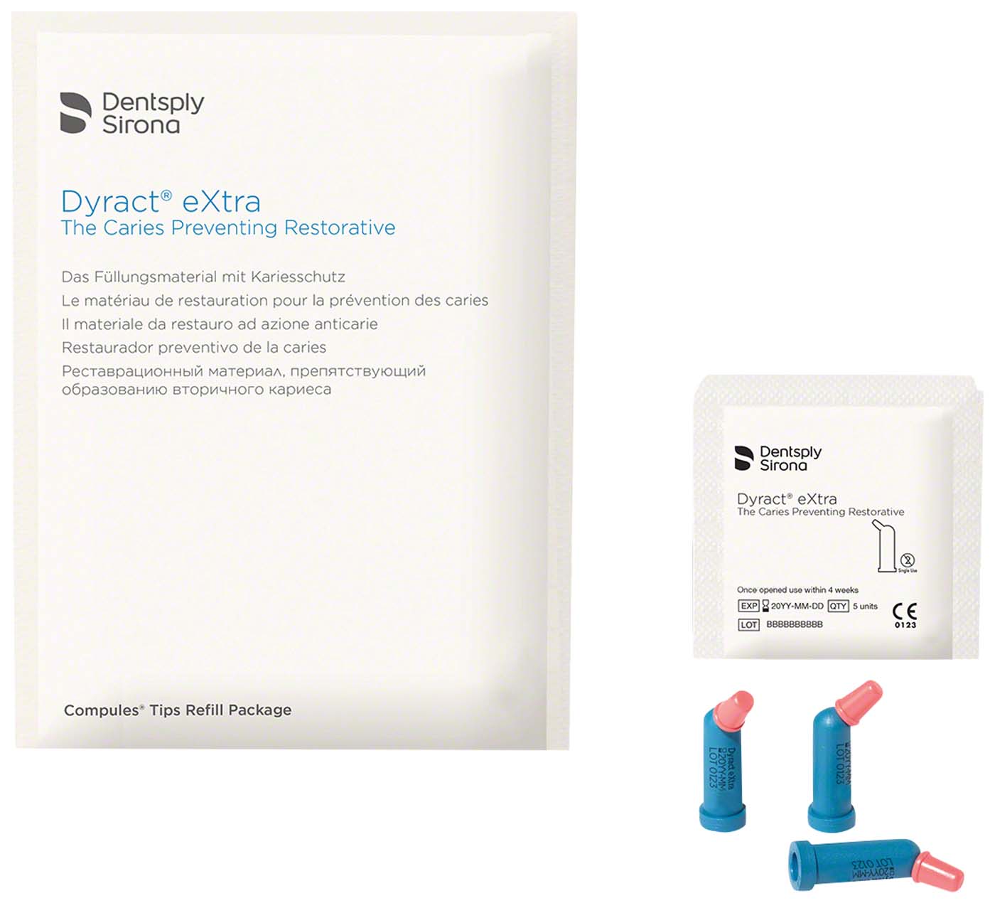 Dyract® EXtra **Nachfüllpackung** 20 X 0,25 G Compule A3 | Compomere ...