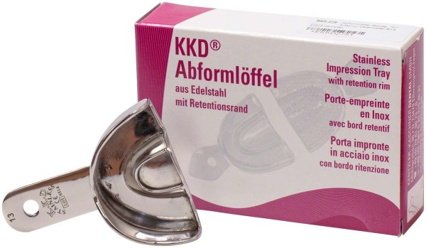 KKD® Abformlöffel Frontzahn Nr. 13 für OK, voll