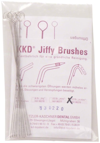 KKD® Jiffy Brushes 12 Stück x-mini